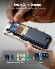 ￠ ESR for iPhone 15 14 HaloLock Magnetic Wallet for iPhone 14 Pro Max Smart Card Storage Case for