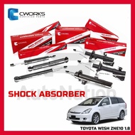 CWORKS TOYOTA WISH ANE11 ZNE10 2003-2008 FRONT REAR SHOCK ABSORBER (2 PIECE)