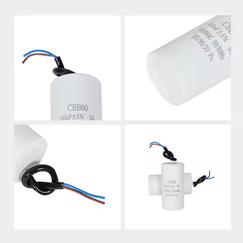 CBB60 Motor Starting Capacitor AC450V 3/4/5/6/8/9/10/12/14/15/16/18/20/25/30/40/45/50/60/70/80UF For
