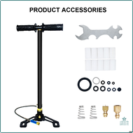[shaoy] TUXING 4500Psi 3 Stage PCP Pump 300Bar High Pressure Manual Air Pump for PCP HPA Tank Huntin