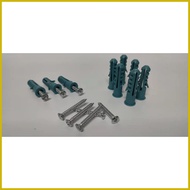 ◕ ⭐ ◧ 25 SET/BOX Blue tox with Screw Expansion Screw With Screw Tox Brass Screw Expanded Nail With