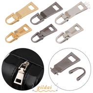GILDAI 5pcs Zipper Pull Replacement Detachable Sewing Kit Metal Zip
