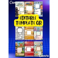 [PDF] Editable Template QR Canva | ReadyMade & Boleh Customise | Template Imbas & Bayar | QR DuitNow