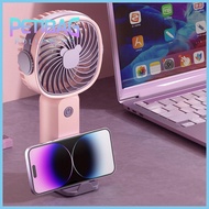 PETIBAG Handheld Pocket Fan USB Rechargeable Mini Desk On Fan Creative 3 Speeds Portable Fan Outdoor Summer