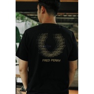 Fred Perry Graphic Perry Tee Black Original Authentic FP T-Shirt Baju T Shirt Lelaki