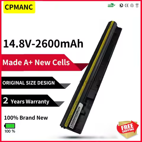 CPMANC Laptop Battery For LENOVO IdeaPad S300 S310 S400 S400u S405 S410 S415 M30 M40 M40-70 L12S4L01