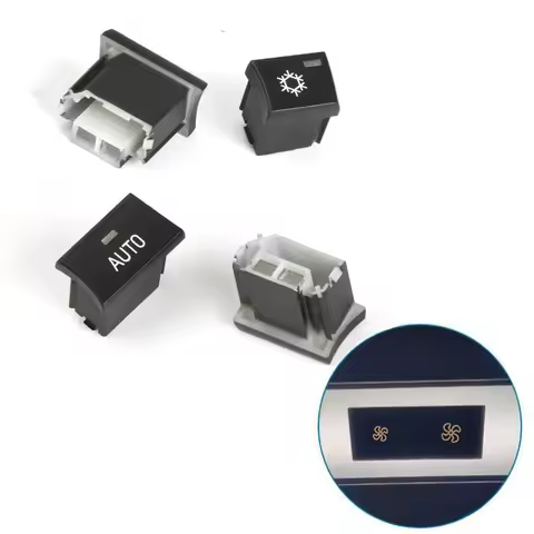 Air conditioner button air volume internal circulation snowflake button For BMW X1X3 E90/E84/E87/F25