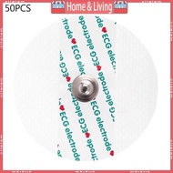 ci 50 Pcs ECG EKG Electrodes Heart Monitor Disposable Electrode Pad for ECG Machine