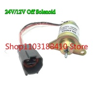 24V/12V 1503ES-12S5SUC12S Fuel Stop Solenoid Shut Off Solenoid for yanmar Diesel Engine Shut down so
