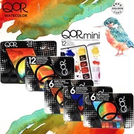 American qor Gordon 12-Color Watercolor Paint 5ml Pack Solid Watercolor Paint 6-Color Tube Set z