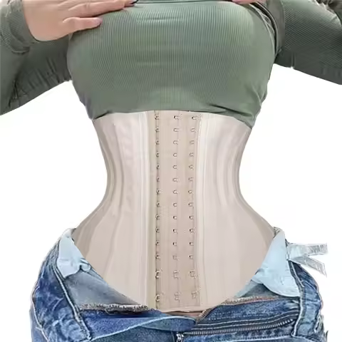 Latex Waist Trainer 25 Steel Bone Women Shapers Corset Strap Body Girdles Slimming Sports Belly Belt