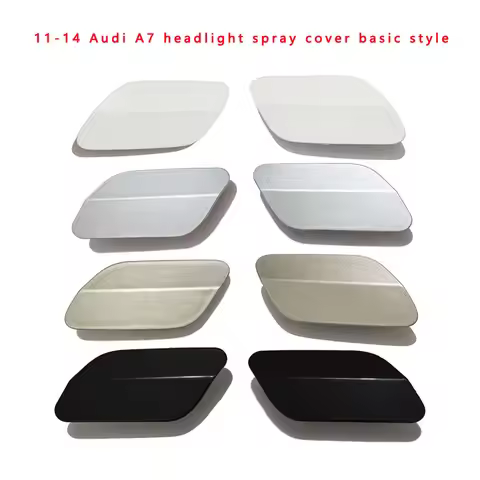 For 11-14 Audi A7 Headlight Spray Cover Front Bumper Spray Gun Cover 4G8955275 4G8955276 Basic Style