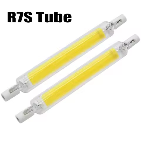 LED R7s COB Glass Tube Super Bright 118mm J118 78mm J78 COB Light Bulb AC110V 120V 130V 220 240V Hom