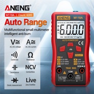 ANENG M118A Multimeter มัลติมิเตอร์อัตโนมัติ โวลต์มิเตอร์ เครื่องวัดดิจิตอล เครื่องทดสอบมัลติมิเตอร์ เครื่องวัดกระแสไฟฟ้า