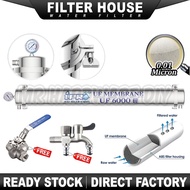 IPRO Stainless Steel UF 6000 Ultra L5 Membrane Water Filter Outdoor Whole House Ultra Filtration Sys