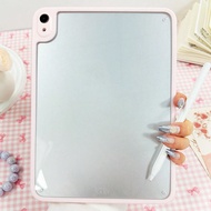 1ชิ้น เคสป้องกันแท็บเล็ต iPad กรอบอะคริลิกใส กันงอ กันตก เบาน้ำหนัก เปลือกแข็งบางเฉียบ สไตล์มินิมอล/