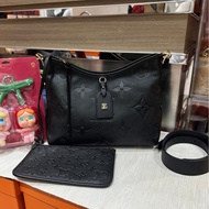 Lv carryall pm M46288 黑色牛皮