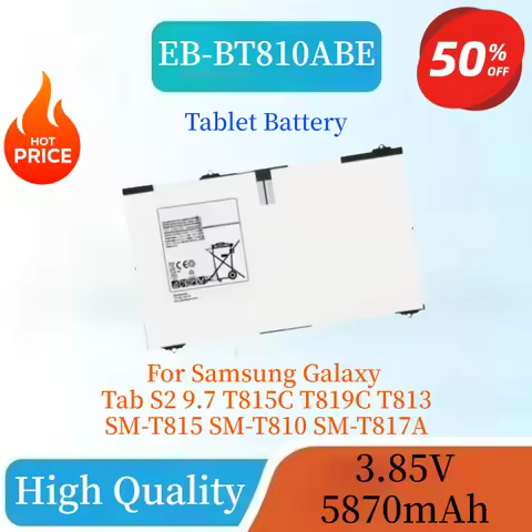 New EB-BT810ABE 3.85V 5870mAh Replacement Tablet Battery For Samsung Galaxy Tab S2 9.7 T815C T819C T