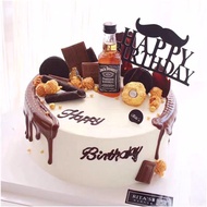 (M'SIA READY STOCK )CAKE DECORATION / CAKE TOPPER / BEER / WHISKY / LIQUOR TOY
