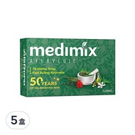 medimix 印度綠寶石皇室藥皂浴 美肌皂 草本  125g  5盒