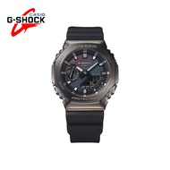 G-SHOCK นาฬิกาสปอร์ต G-SHOCK กันน้ำได้ตัวเรือนแปดเหลี่ยมทนต่อแรงกระแทกผนังอิฐรุ้ง GM-2100 Casio