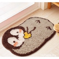 Cartoon Absorbent Floor Mats Cute Penguin Toilet Non-Slip Foot Household To 7QZ5 DY2R 0RHO