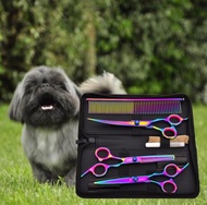 Set Gunting Grooming Bulu Anjing Kucing