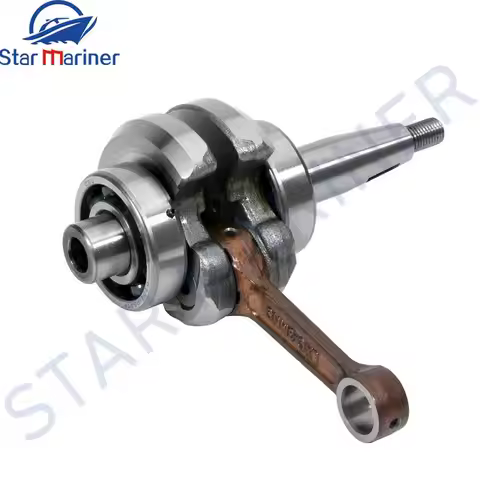 6L5-11400 Crankshaft for Yamaha 2 Stroke 3HP Seapro Parsun Outboard Motor 6L5-11400-00 6L5-11400-10
