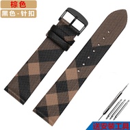 Suitable for BURBERRY BURBERRY Classic BURBERRY BU1938 Men Women Genuine Leather British Watch Strap 18 20mm