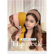 Mili Retro Dress Hong Kong Style Retro Vintage Streamer Hair Accessories Polka Dot Retro Hair Band R