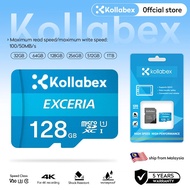 Kollabex Exceria G2 G3 microSD Card UHS-I (32GB_64GB_128GB_256GB_512GB_1TB) 4K Video V30 U3 Class10 