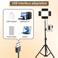 ขาตั้งกล้อง 43 นิ้ว ชุดไฟถ่ายภาพ LED 10 นิ้วสี่เหลี่ยม ใช้พลังงานจาก USB 3 โหมดสีปรับได้ 4 แผงกระจาย