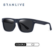 BRANLIVE DC’ แว่นกันแดดสีส้มสี่เหลี่ยมผืนผ้าที่ดีที่สุดสําหรับผู้ชาย กรอบแว่นตาชาย