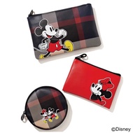 [Japanese magazine Appendix ] CB CRESTBRIDGE  Blue label Mickey &amp; Minnie Pouch 3 Piece set