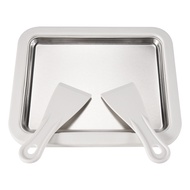 Ice Cream Machine Ice Cream Roll Plate with 2 Plastic Spatulas Very Suitable for Handmade Ice Cream 