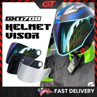 GTmotor GXT708 Helmet Visor Motorcycle Helmet Lens Rainbow Black Visor Sun Visor Motor Topi Keledar 