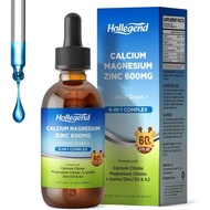 Liquid Calcium Citrate Drops with L-Lysine 500mg, Magnesium & Zinc, Calcium Citrate 600mg plement wi