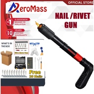 AEROMASS🔥READY STOCK🔥Concrete Nail Gun Cordless Rivet Gun Tufting Gun Concrete Wall Fastening Anchor Wire Slotting tool