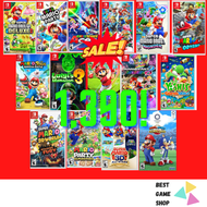Mario Party / Golf/ Odyssey / Kart 8 deluxe / Tennis Aces / Sonic Olympic / 3d World/ Zelda / Smash/ Nintendo games มือ1