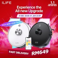 ILIFE L100 Upgraded Version A20 LDS Laser Navigation Robot Vacuum Mop Cleaner 5000Pa 3200mah APP