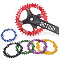 104BCD Crankset 30T 32T 34T 36T 38T 40T 42T, Round Narrow Wide Chainring MTB Mountain Road