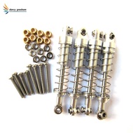 4Pcs  Damper for  C14 C24 MN D90 D91 D99S RC Car Accessories,Silver