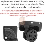 HK-A-05LK Universal Suitcase Wheels | Replacement Caster for Ginza Travel Luggage | Repair Spare Par