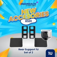 INDORACK RS01 | Rear Support 1U Set of 2 | RACK SERVER Server Rack
