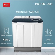 Mesin cuci TCL 2 tabung 9kg TWT96