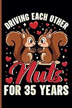 35th Wedding Anniversary Notebook: Thirty-Five Years Celebration Journal for Husband and Wife - Funn