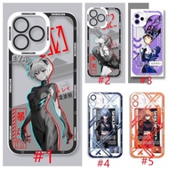 LG V20 V30 V35 V40 V50 V50S V60 G8X G8 G6 G7 + Plus 230310 transparent clear Phone case Neon Genesis Evangelion