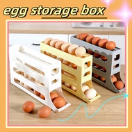 Egg Storage Box/3-Layer Egg Rack Tray/Automatic Rolling Egg Rack/Large Capacity Egg Storage Box
