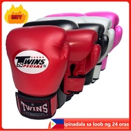 Twins 12OZ Men Women Kids A Pair PU Leather Kick Boxing Gloves Karate Muay Thai MMA Boxing Gloves