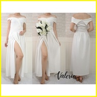 ◧ ◊ ♆ VALERIE Long Gown Debutant Dress Womens Formal Attire Ninang Dress Entourage Dress